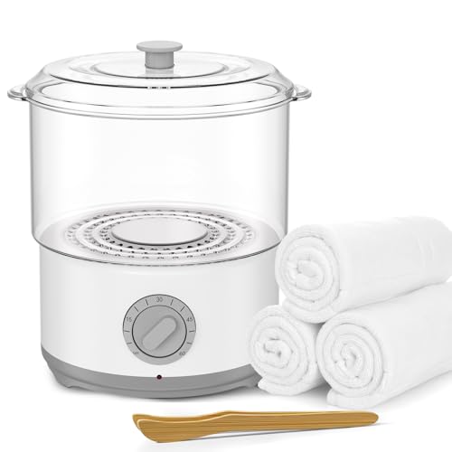 Sunowl Scaldasalviette Elettrico, Scalda Salviette con Clip Riscaldamento Rapido a 202 F in 5 Minuti, Scalda Asciugamani per Spa/Viso/Uso Domestico