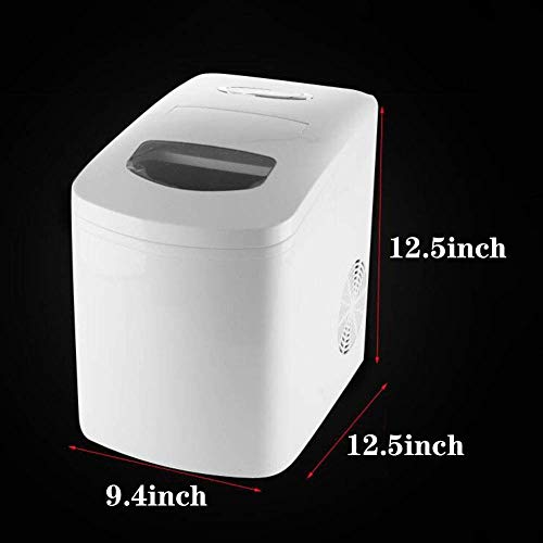 Máquina automática para hacer cubitos de hielo pequeña blanca miniatura 5