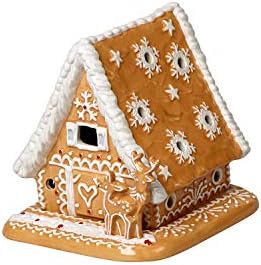Villeroy & Boch Winter Bakery Decoration Small Gingerbread Tree, Multi-Colour, 8 x 8 x 15 cm 14-8613-6585 , White