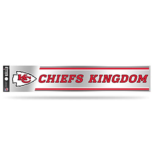 Rico Industries Tailgate Sticker, 3 x 17-inches, Kansas City Chiefs, Primary