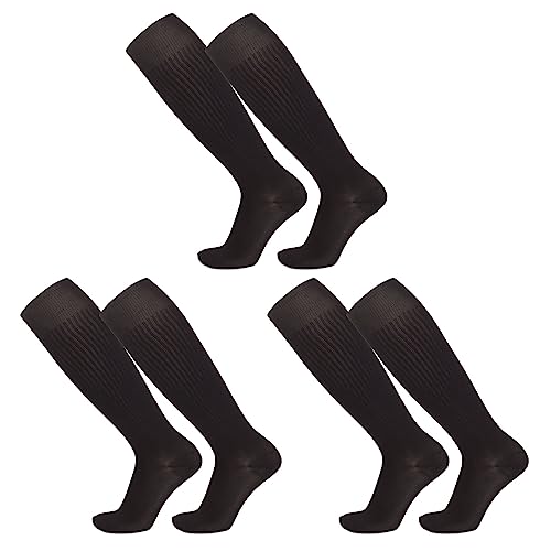 Calzini Da Calcio Lunghi Antiscivolo Per Ragazzi – Traspiranti In Nylon E Spandex – Adatti A Calcio, Basket, Corsa – Taglie S/M/L - 4