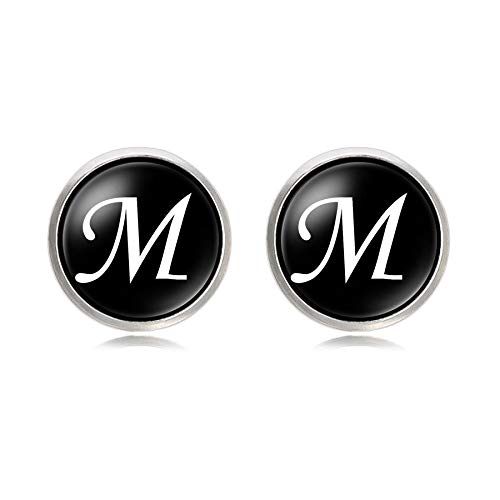 Exclusive Collection Alphabet A Statement Stainless Steel Cufflinks for Men