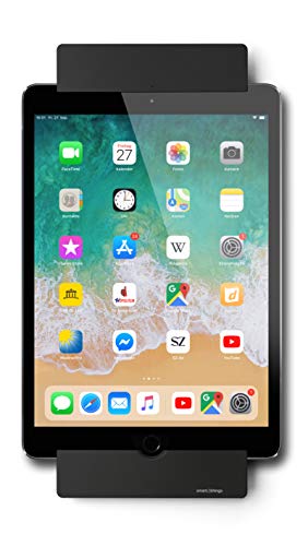 Smart things Solutions s21 b sDock A10 Schwarz - Abschließbare, um 90u00b0 drehbare Wandhalterung, Ladestation, Fotorahmen für iPad 10.2 (2019), iPad Pro 10.5 (2017), iPad Air 10.5 (2019)