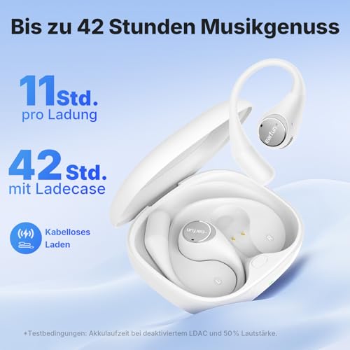 EarFun OpenJump Bluetooth Open Ear Kopfhörer, mit Ohrbügel, Leicht, Leicht – Ansicht 5