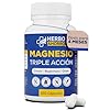 Magnesio Complex - Citrato, Bisglicinato y Óxido de Magnesio Triple - Alta Absorción - Reduce Cansancio y Fatiga, Alivia Dolor Articulaciones y Músculos – Favorece la Síntesis de Colágeno 120 cápsulas