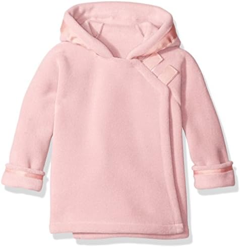 Widgeon Unisex Baby Fleece Wrap Jacket, Light Pink, 3 Months