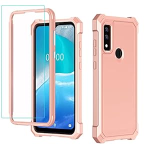 for AT&T Maestro 3 Case,AT&T Maestro 3 Phone Case with Screen Protector,Front Back Full Body Protection Frosted PC Back Soft TPU Bumper Raised Corner Edge Phone Case for AT&T Maestro 3 Case U626AA