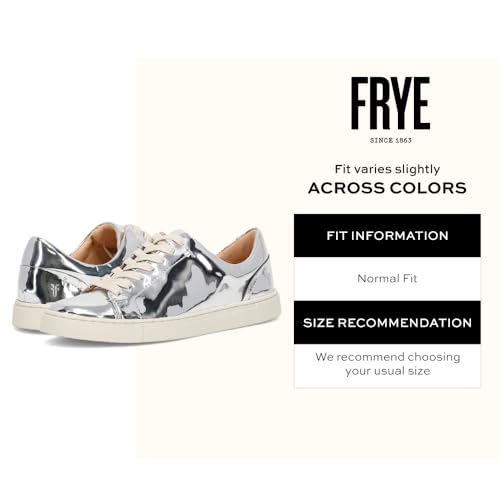 Image of Frye Ivy Low Lace Sneakers for Women - Removable Footbed Shoes - Leather Womens Casual Shoes - Crafted from Soft, Vintage Italian Leather with Removable Molded Footbed