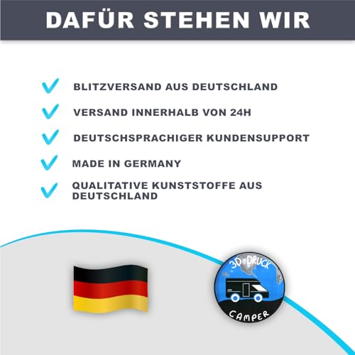 Halterung für Fernbedienung von Reich, Mover Fernbedienung Halterung (Reich-Easydrive), auch geeignet für Knott ETS Plus System, Fernbediungshalterung (Silber)