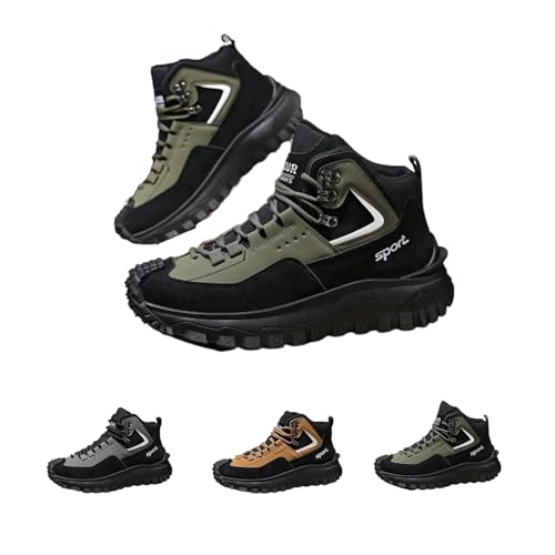 The First Young Safety Work Orthopedic Hiking Boots,Hiking Boots for Men Outdoo,Puncture Proof Non Slip Breathable safety boots for men