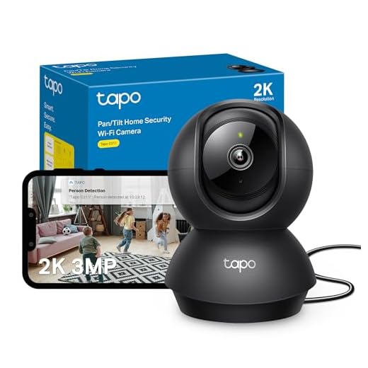Tapo 2K Pan/Tilt Indoor Security Camera
