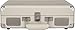 Crosley CR8005D-WS Cruiser Deluxe Vintage 3-Speed Bluetooth Suitcase Vinyl Record Player Turntable, White Sand