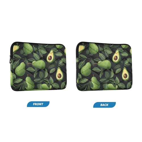 Funda para portátil 13-14 pulgadas impermeable con diseño de aguacate miniatura 2