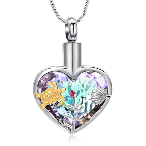 Collier pour cendres tortue étanche pour ne jamais perdre le souvenir d'un proche
