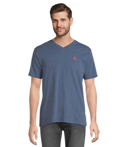 Image of U.S. Polo Assn. Men's Solid V‑Neck T-Shirt