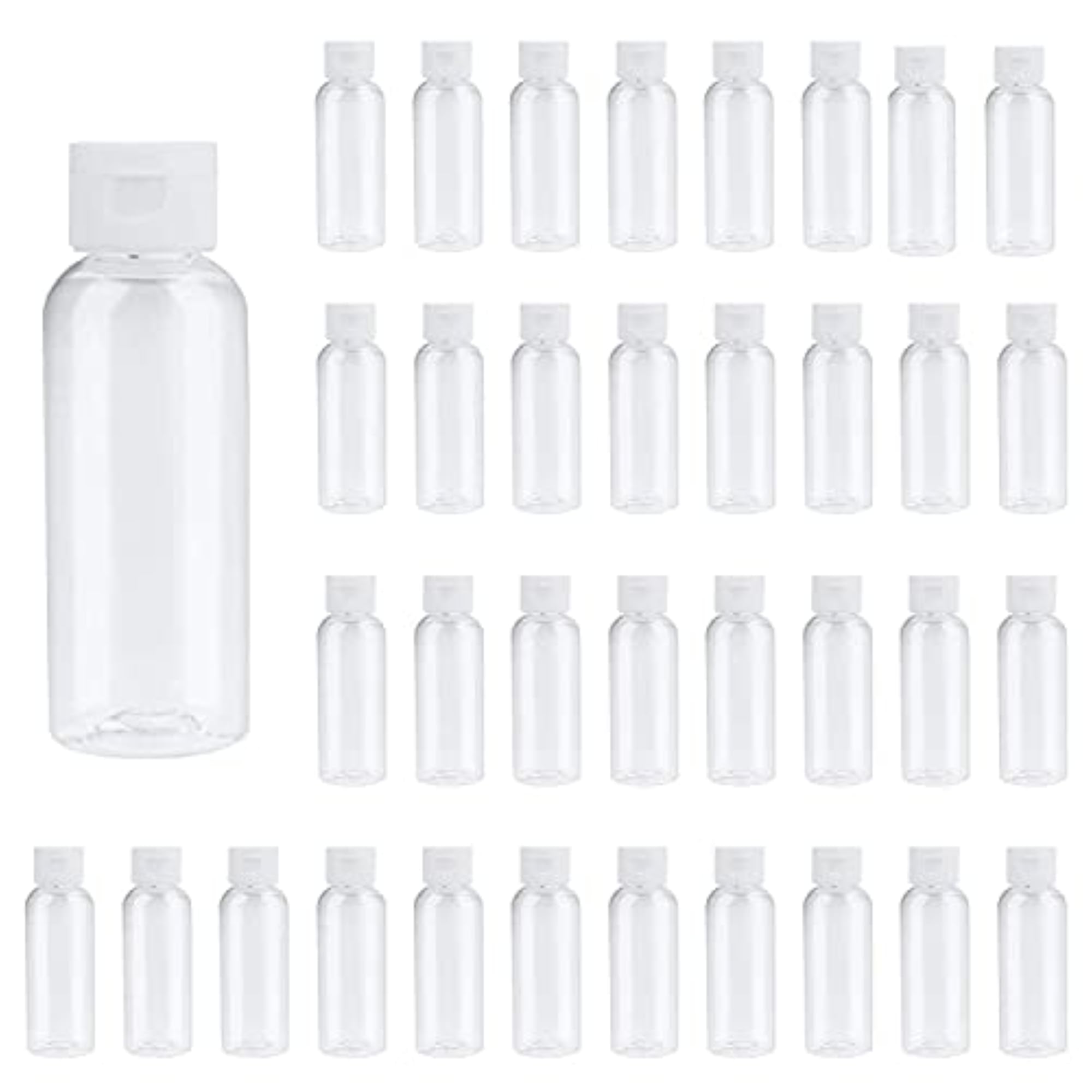 1000pcs 20ml Empty Clear Plastic PET Bottles Refillable