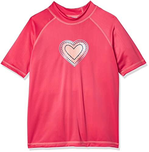 Image of Kanu Surf Girls' Karlie Rash Guard UPF 50+ Sun Protection Short Sleeve Swim Shirt