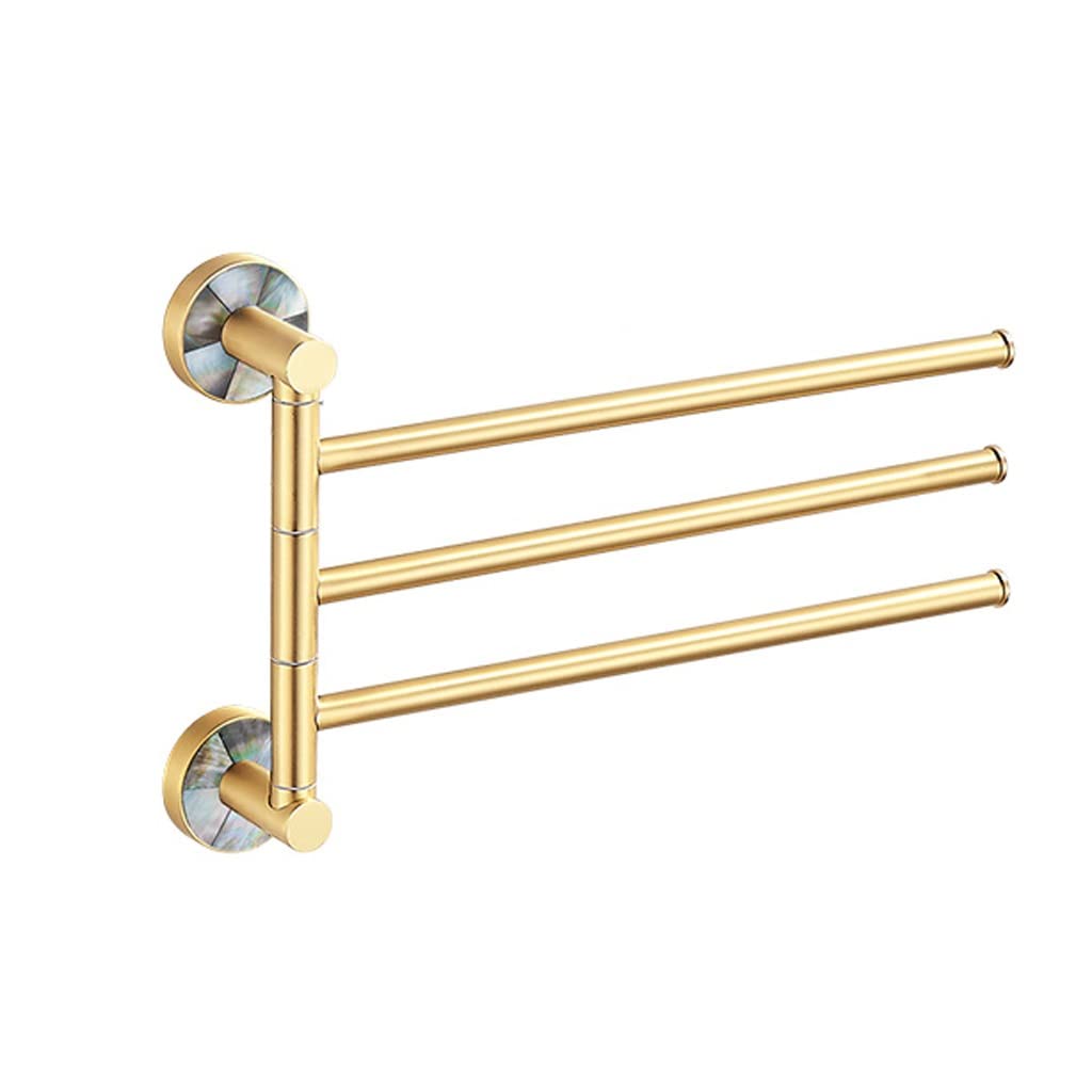 Bague de salle de bain porte-serviette 4 barres pivotantes