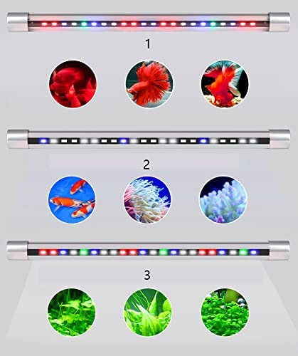 Image of SANSEFERO T4 Series Colour Changing Submersible Aquarium Fish Tank LED Light (T4-600Lc | 4W | 2.5 Feet Tank) (White,Blue,Green,Red)