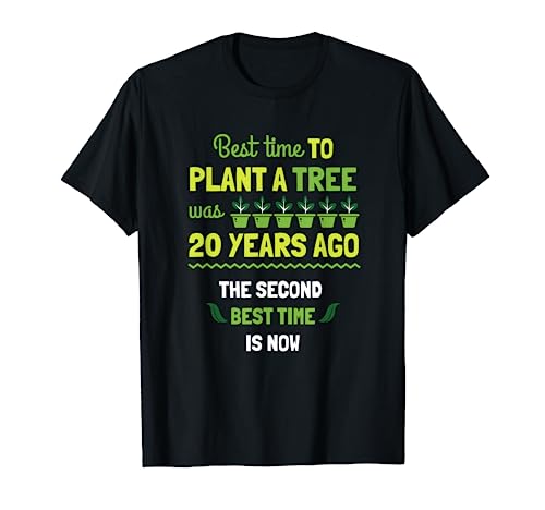 Best Time To Plant A Tree Was 20 Years Ago Gift T-Shirt