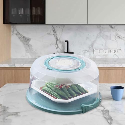 Cake Carrier with Cover and Handle 8 inch Cake Cake Box Dustproof Cake Carry Container Cupcake Holder for Parties Dishes