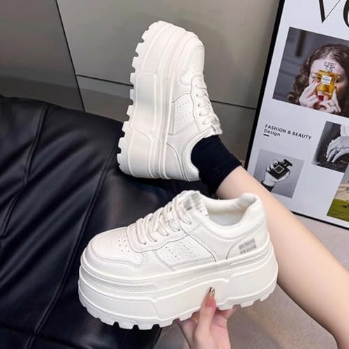 Chunky Sneakers for Women 3-Inch Platform Fashion Casual Shoes Comfortable Walking3