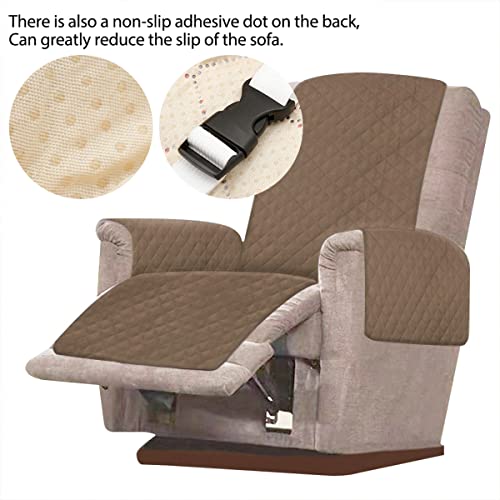 Funda sofa sillon protector de muebles impermeable antideslizante para silla reclinable 1 plaza 5