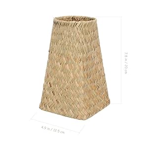 Ciieeo Rattan Flower Vase Woven Plant Flower Basket Natural Seagrass Desk Storage Container Organizer Pen Cup for Dried Bookshelf Farmhouse Office Decor Ciieeo Rattan Flower Vase Woven Plant Flower Basket Natural Seagrass Desk Storage Container Organizer Pen Cup for Dried Bookshelf Farmhouse Office Decor