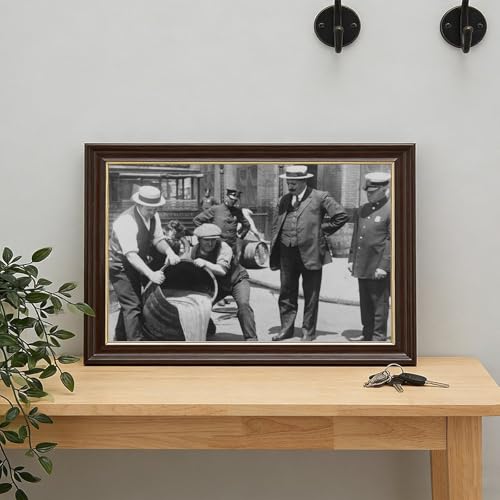 Impression sur toile Prohibition Raid 1921 grand format de luxe - 7