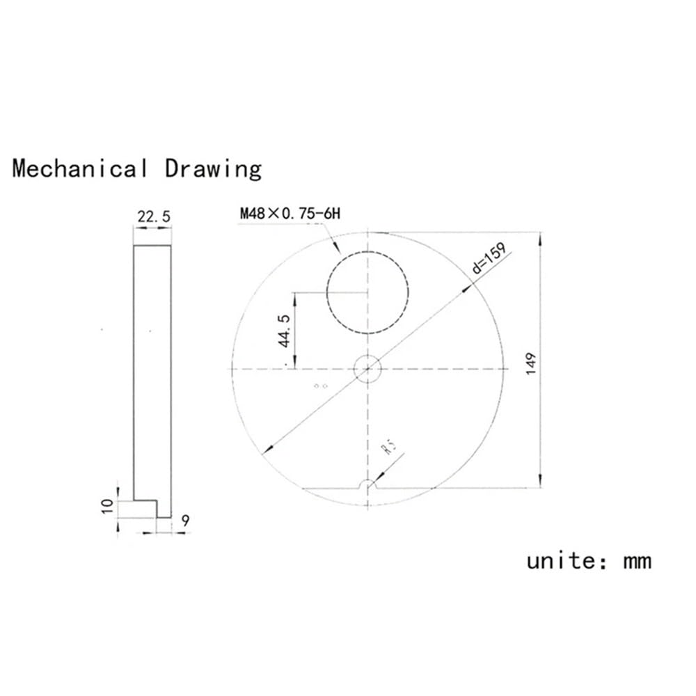 Accessoires pour télescopes Roue de télescope en métal 5 Positions for oculaire de télescope for télescopes astronomiques Oculaire pour télescope(2inch)