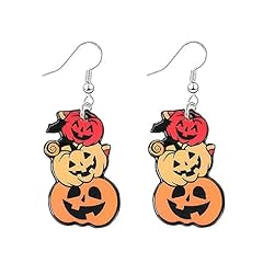 Three Pumpkin Earrings
