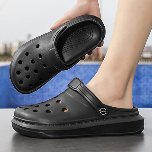 Image of VONMAY Men's Women's Clogs, Breathable Garden Shoes Adjustable Slides