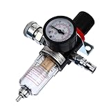 unità trattamento aria in inglese Regolatore del filtro pneumatico: se la pressione di uscita è superiore alla pressione impostata, la pressione di scarico atmosferica mantiene un'uscita stabile, filtro del compressore d'aria