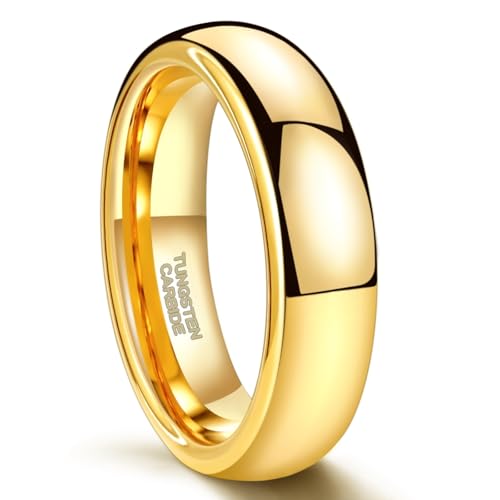 Alliance tungstène or 8mm taille 59 : finis les bijoux rayés et déformés