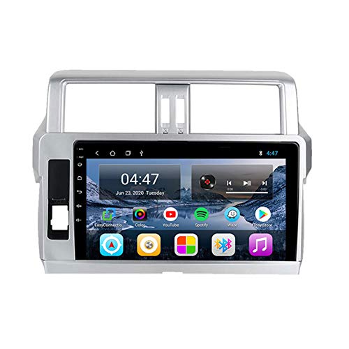 10.1 Zoll Touchscreen Android 8 Autoradio für Toyota Prado 2014-2017,Doppel Din Radio mit GPS Navi Bluetooth FM WiFiLenkradsteuerung,8 cores