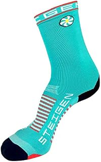 Meia cano alto Steigen Aqua Blue