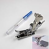 EN-PF10CBN se compose de 3 pièces très utiles : une base de pied de presseur + tige clipsable + adaptateur Bernina. Vous pouvez également utiliser ces 3 pièces sur vos autres machines ou changer de pied à d'autres fins.