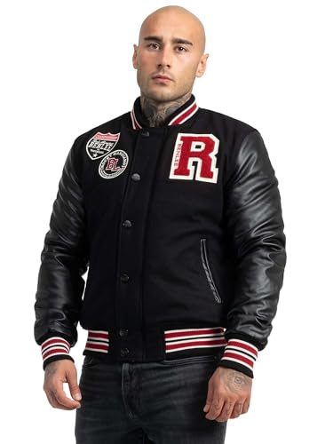 BENLEE Rocky Marciano Herren Jacke FRANCIS, Black, L, 198006