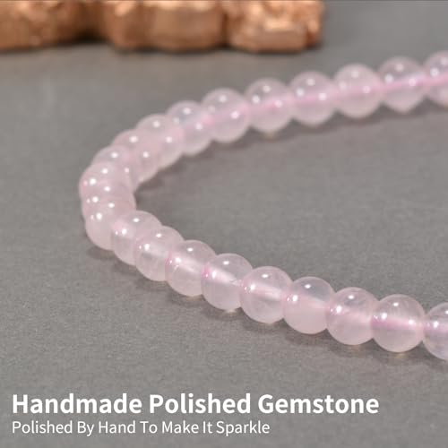 Pulsera envolvente de ágata natural elástica 14in miniatura 5