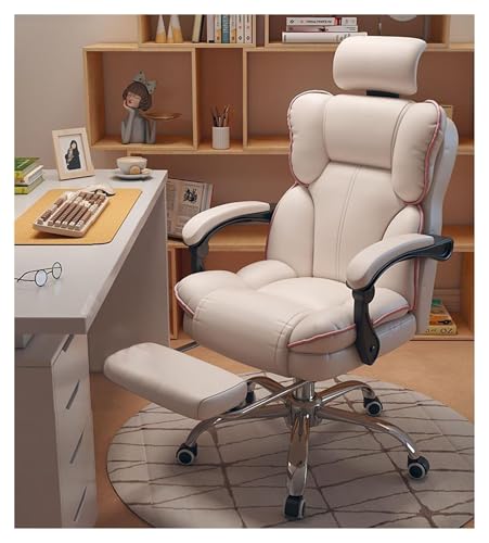 Chaise de bureau ergonomique avec support lombaire et repose-pieds