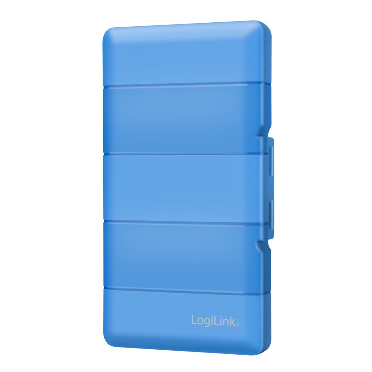 LogiLink UA0417 - Scatola protettiva per SSD 4X M.2 NGFF/NVMe, antiurto con rivestimento in schiuma morbida