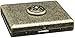 NHLBD XIAOQIANG Custodia for Sigarette in Ottone portasigaretta Tasca in Metallo Tascabile Leggero Tabacco Scatola di Scatola humidor Scatola Decorativa (Colore:Oro Scuro,Dimensioni:9.4 * 8 * 1.8 cm)