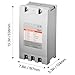 Happybuy 3 Phase Converter - 15HP 53A, 220V to 3 Phase, 220V-240V Input/Output, for Residential & Light Commercial Use (One for One Motor)