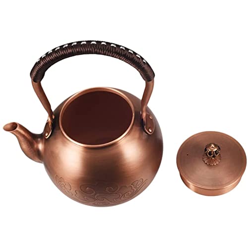 Premium Handmade Solid Copper Teapot Kettle Stovetop Teapot Thick Engraved Copper Teapot Kettle Stovetop Teapot Chinese - The Office Teapot #TOP2