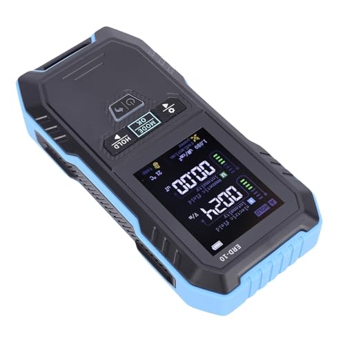 Detector EMF 4 en 1 medidor campo eléctrico magnético y temperatura miniatura 6