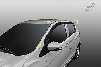 SAFE Smoked Window Visor 4p for 2016-2019 Chevrolet Spark