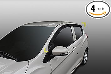 SAFE Smoked Window Visor 4p for 2016-2019 Chevrolet Spark