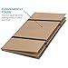 DMI Foldable Box Spring, Bunkie Board, Bed Support Slats for Support to Streamline and Minimize the Bed, No Assembly Needed, Full Size, 60 x 48