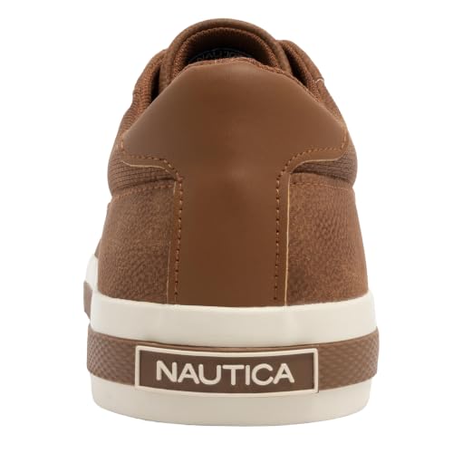 Image of Nautica Men's Classic Lace-Up Boat Shoes Low Top Fashion Sneaker - Stylish and Comfortable Casual Shoe
