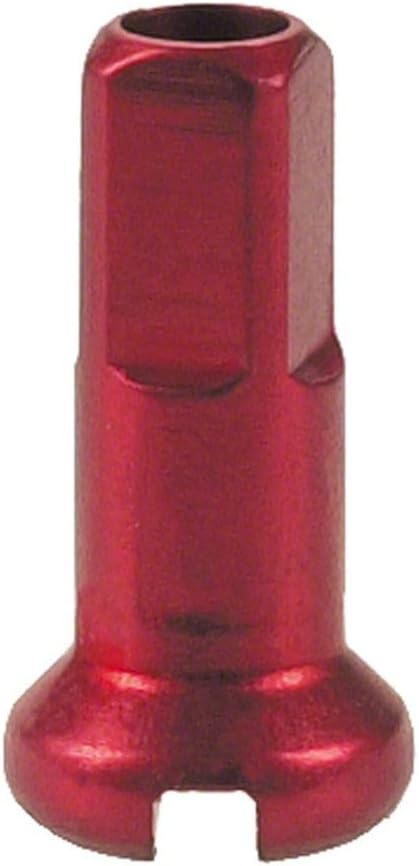 Replacement Compatible with DT Swiss Alloy Red Spoke Nipples, 1.8x12mm for Bicycle Building Bicycle Bike